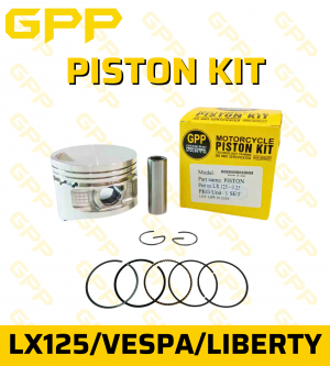 PISTON KIT PIAGGIO LX 125/VESPA 125/LIBERTY