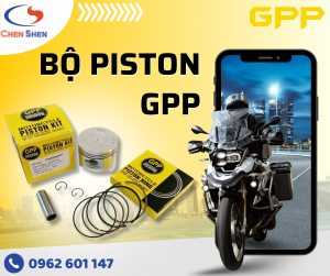 Bộ piston GPP cho xe máy – Trọn bộ chuẩn kỹ thuật, nâng tầm hiệu suất động cơ