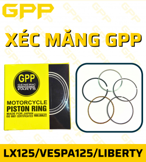 XÉC MĂNG GPP CAO CẤP - PIAGGIO LX125/ VESPA 125/ LIBERTY