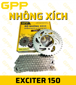 Bộ Nhông Xích GPP Cao Cấp Dành Cho Xe Exciter 150