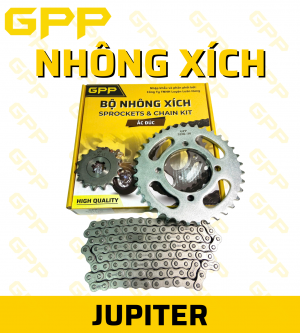 Bộ Nhông Xích GPP Cao Cấp Dành Cho Xe Yamaha Jupiter