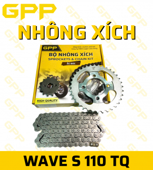 Bộ Nhông Xích GPP Cao Cấp Dành Cho Xe Honda Wave S 110 TQ