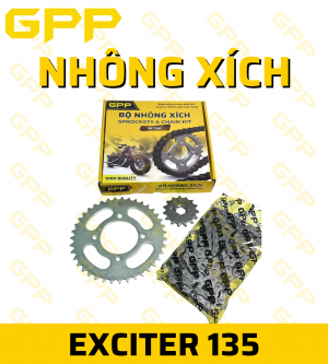 Bộ Nhông Xích GPP Cao Cấp Dành Cho Xe Exciter 135