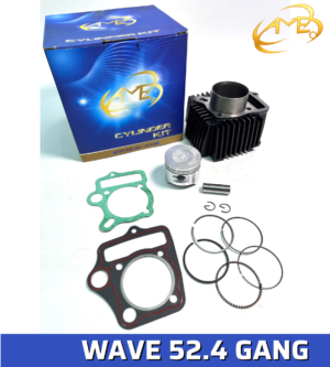 Bộ Hơi Xilanh Xe Máy AME Cao Cấp Dành Cho Các Dòng Xe Honda Wave 52.4 Gang